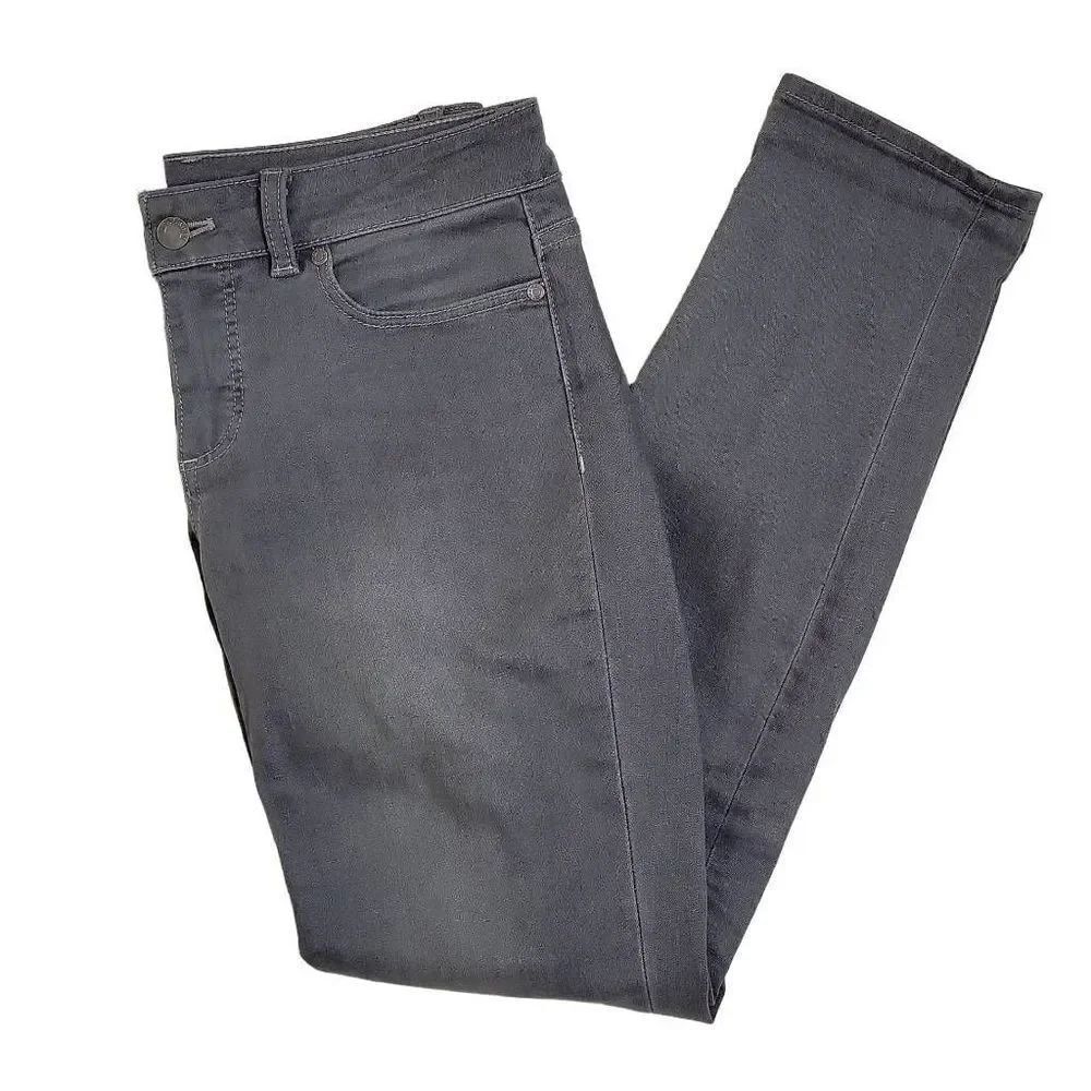 Talbots Signature Ankle 5 Pocket Denim Jeans Gray 2